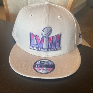 Super Bowl 58 fitted men’s baseball cap